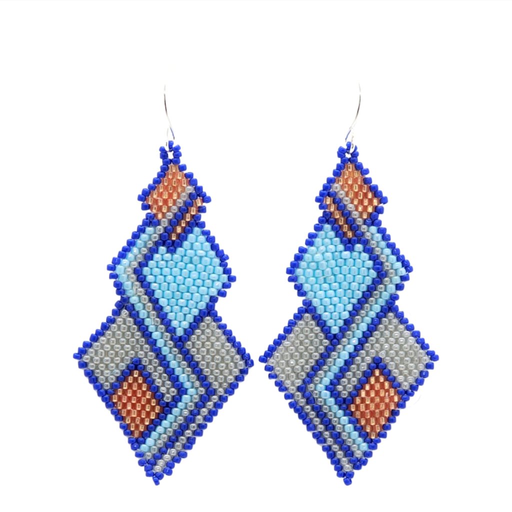 Broken Diamond Earrings